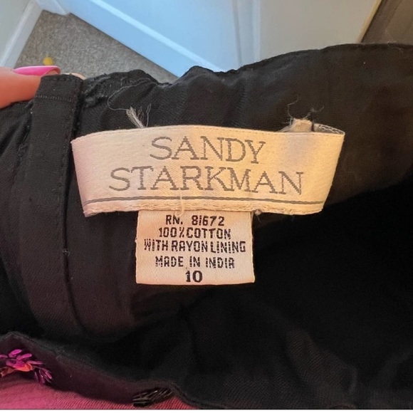 Sandy Starkman Vintage Sequin Mini Skirt - Picture 7 of 8